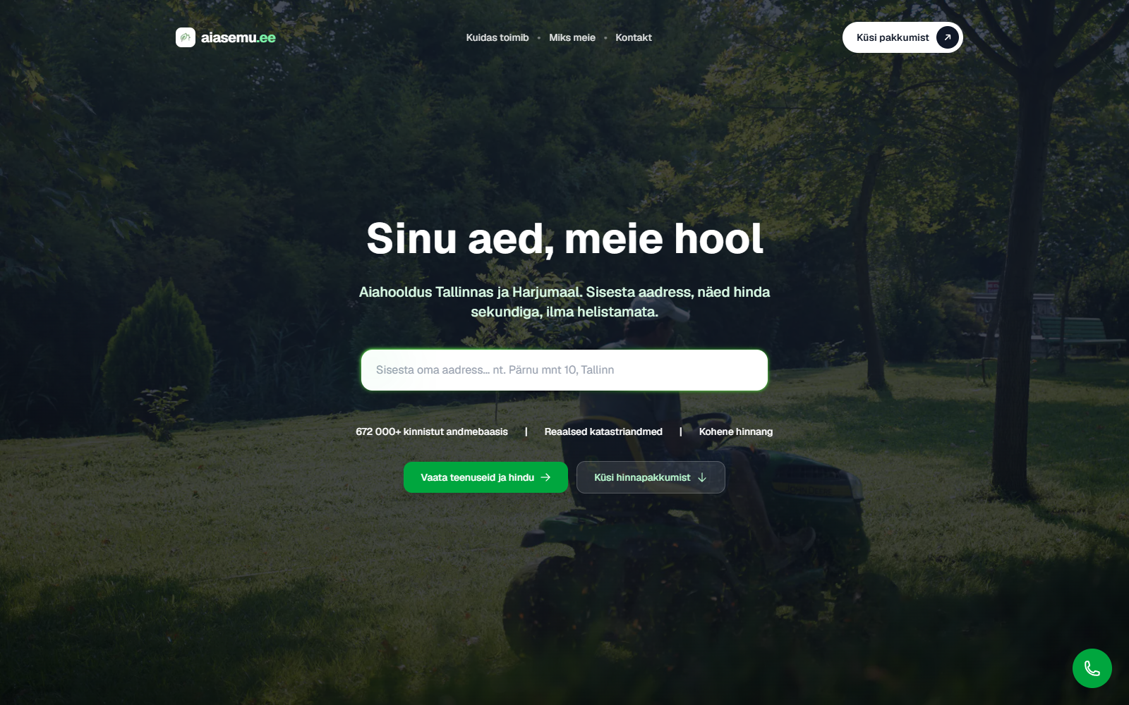 Aiasemu: AI Pricing & Booking